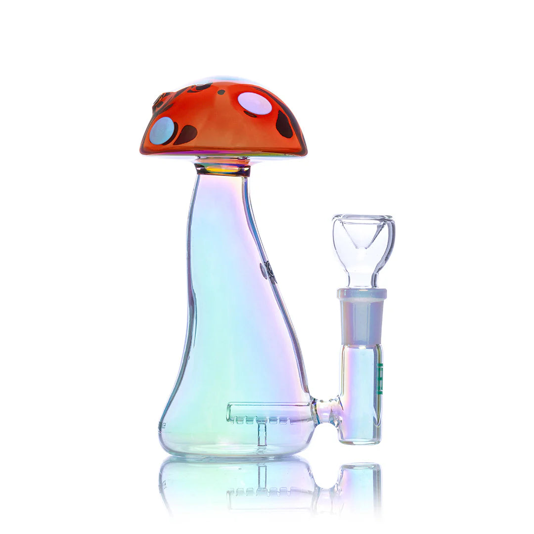 HEMPER Glass Bong Trippy Shroom (6" Height)