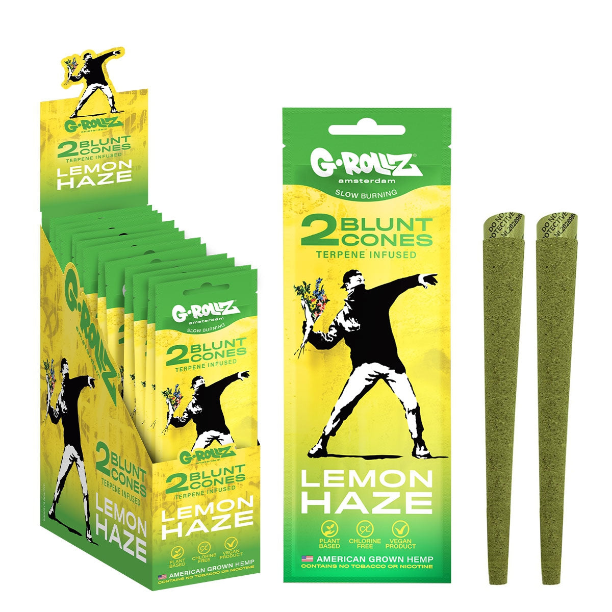 G-ROLLZ - Blunt Cones - 2 Per Pack