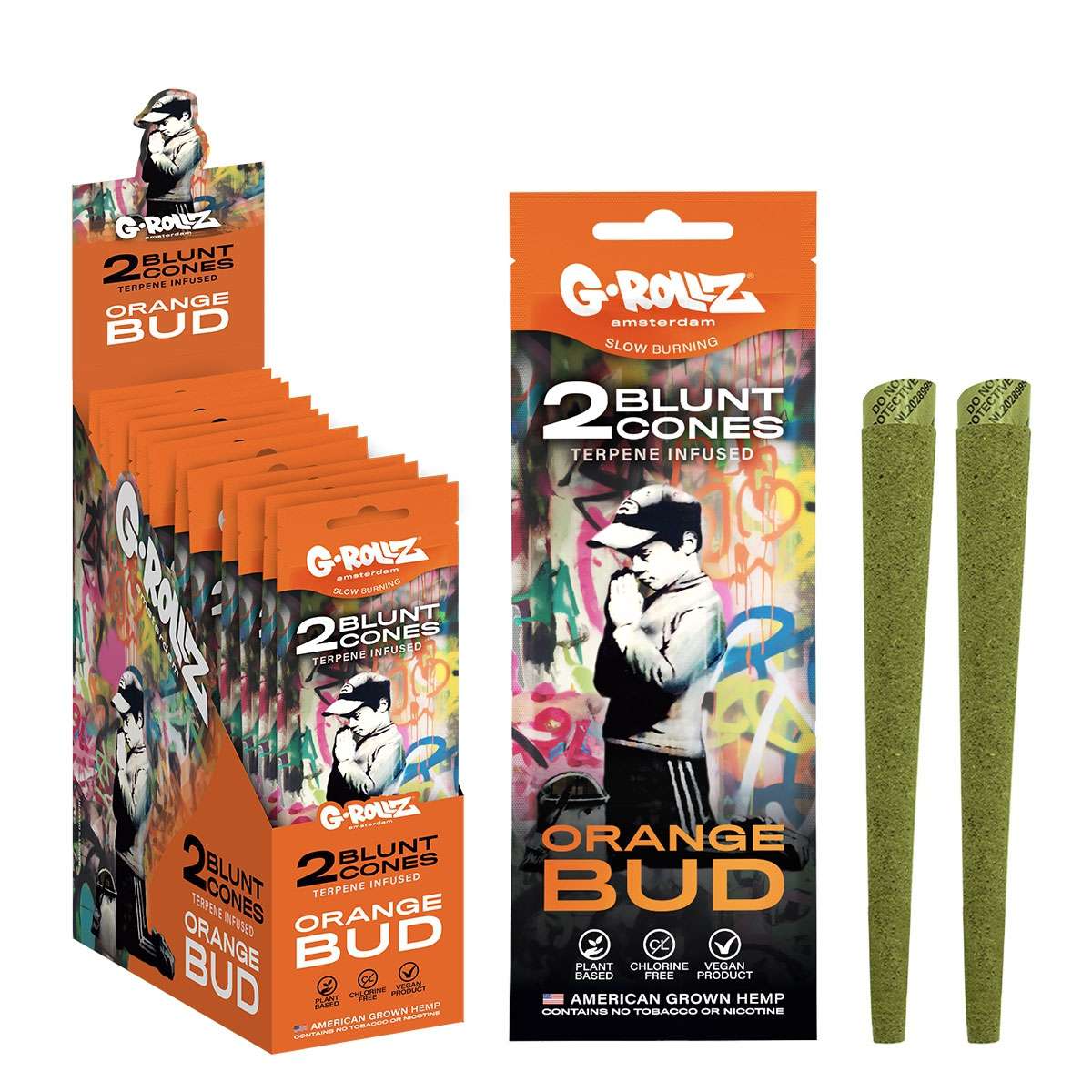 G-ROLLZ - Blunt Cones - 2 Per Pack
