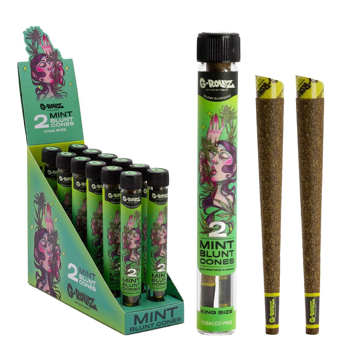 G-ROLLZ - Blunt Cones - 2 Per Pack