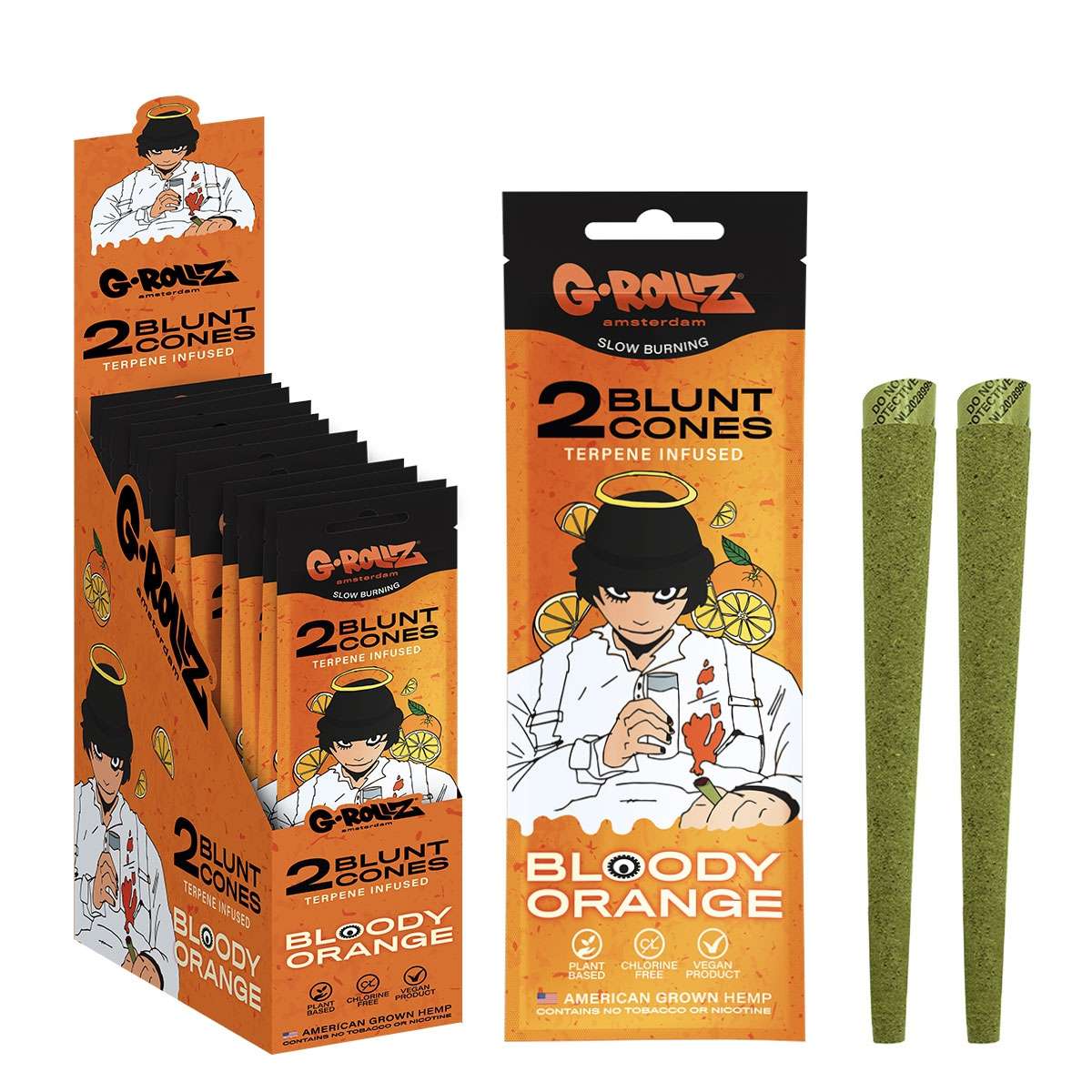 G-ROLLZ - Blunt Cones - 2 Per Pack
