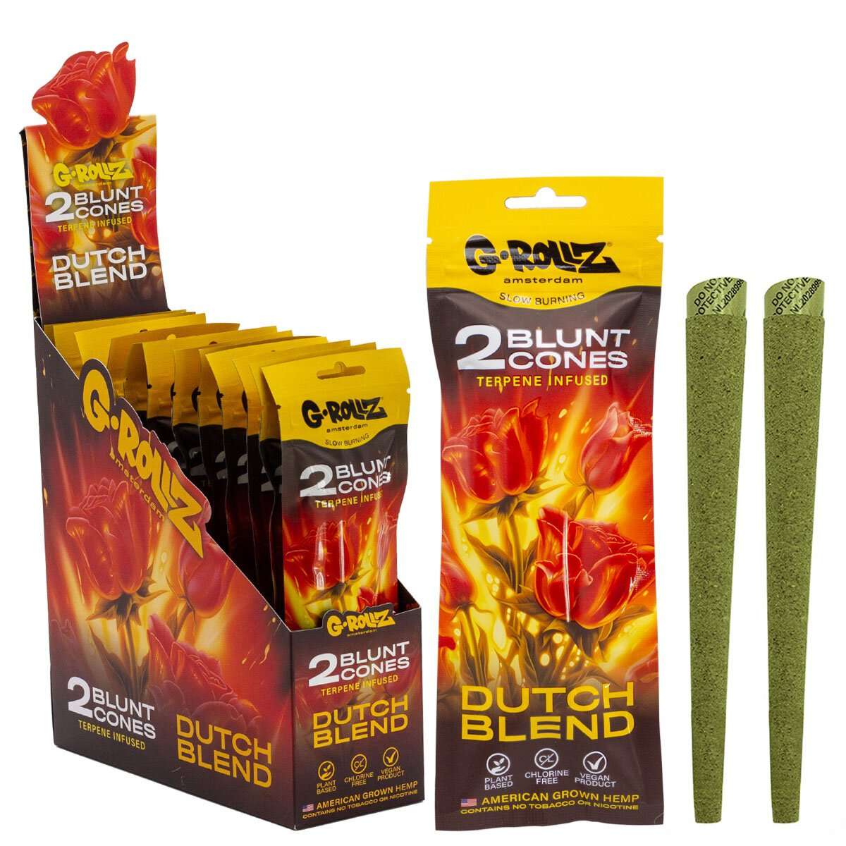 G-ROLLZ - Blunt Cones - 2 Per Pack