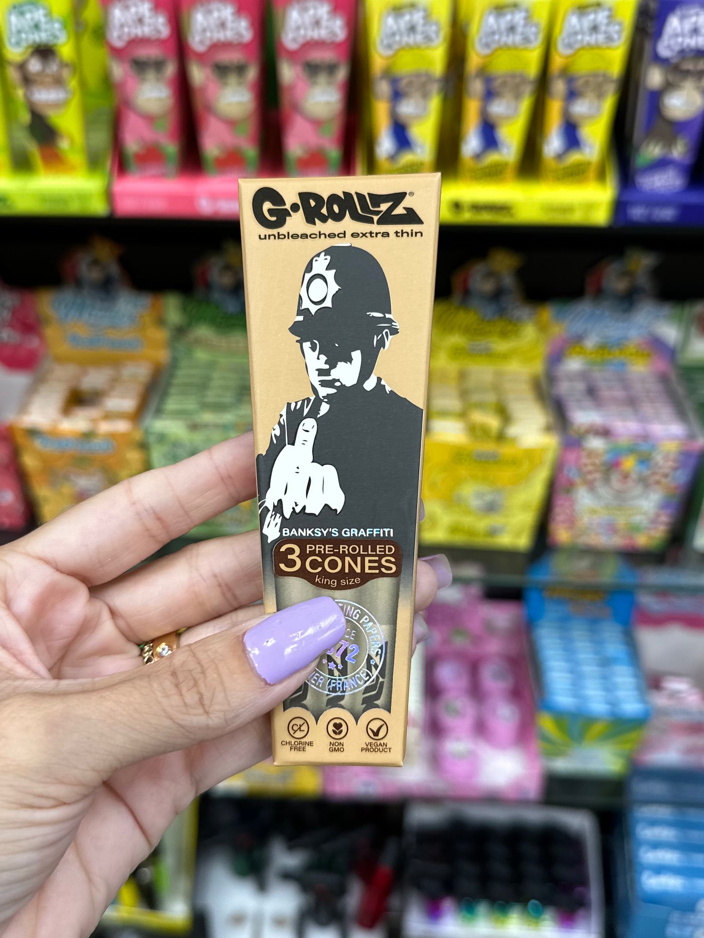 G-ROLLZ - King Size Cones - 3 Cones Per Pack