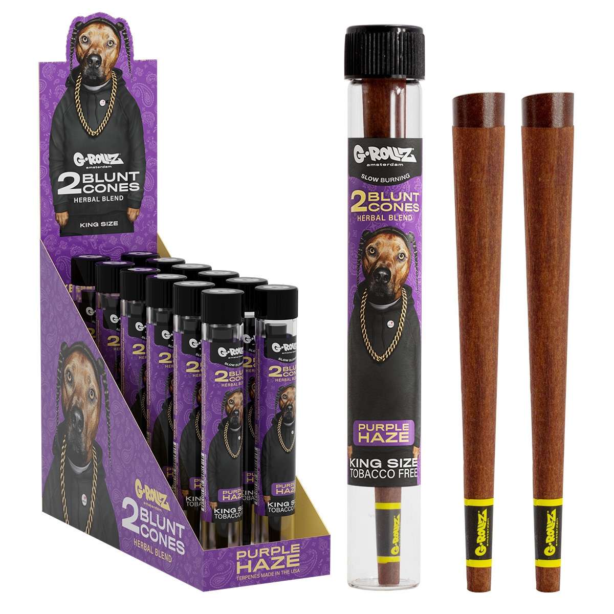 G-ROLLZ - Blunt Cones - 2 Per Pack