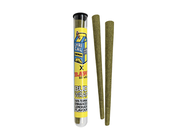 RAW x Lyrical Lemonade Bud Wrap - 2 Cones Per Tube