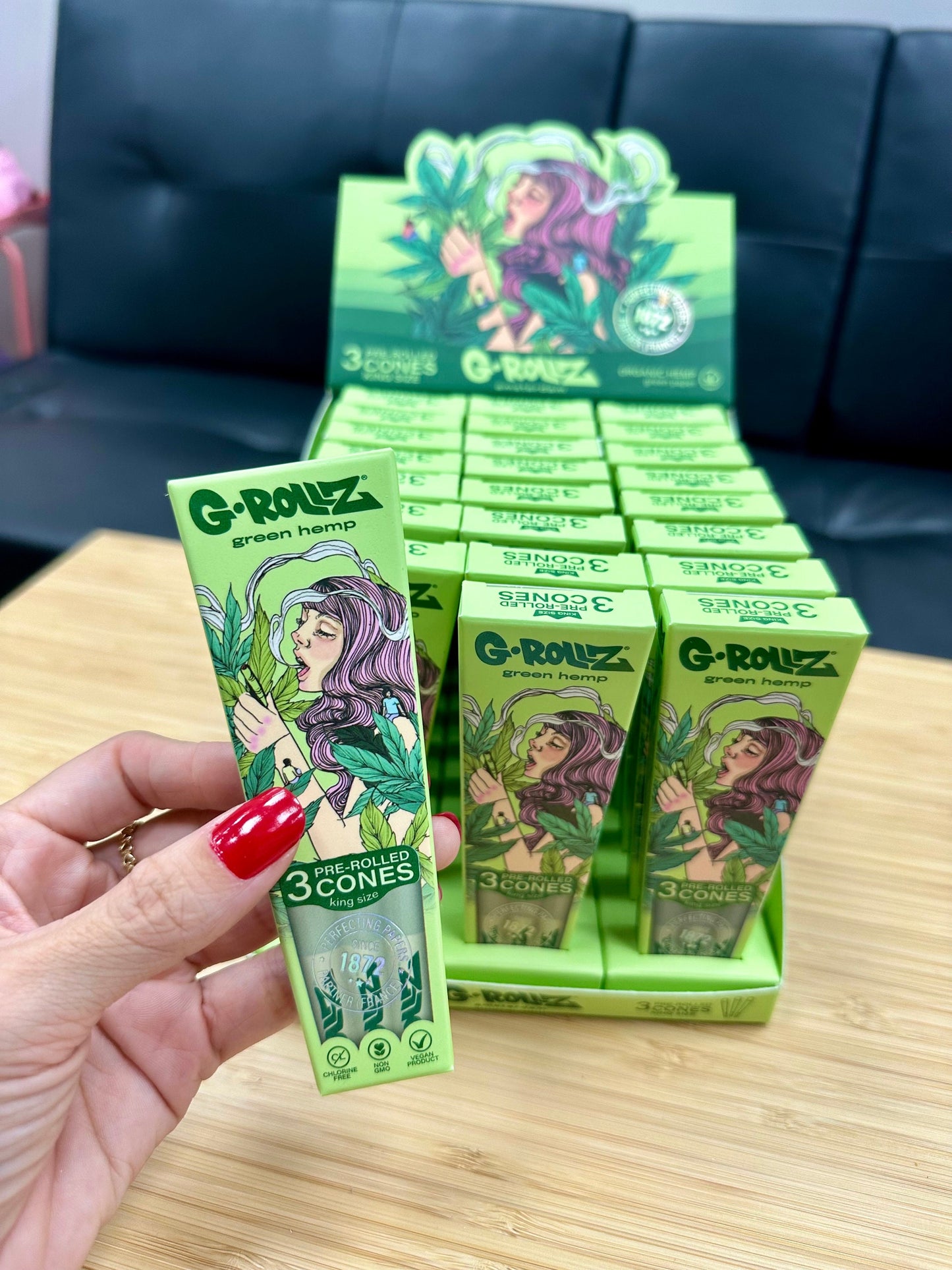 G-ROLLZ - King Size Cones - 3 Cones Per Pack
