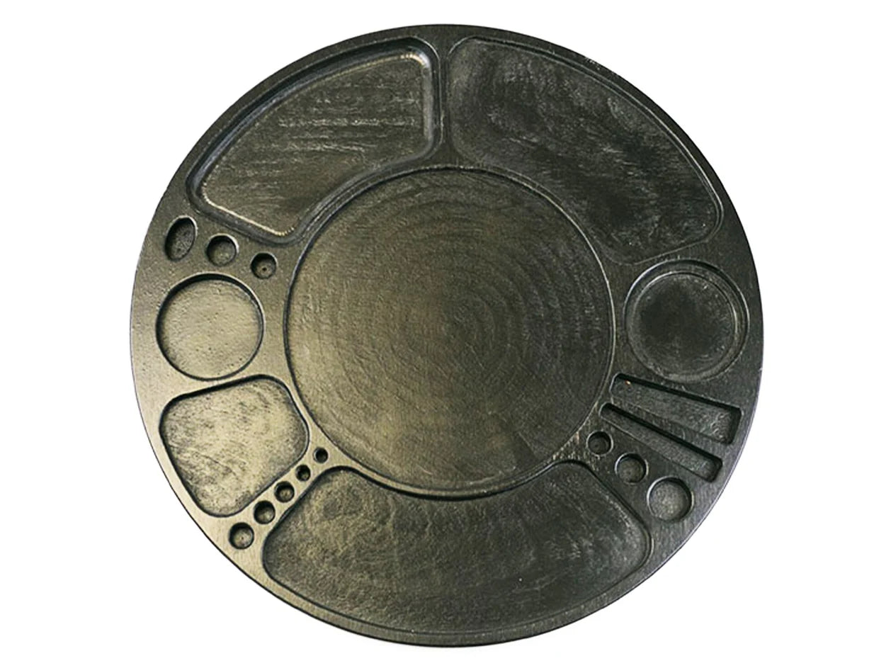 BLAZY SUSAN Black Spinning Rolling Tray