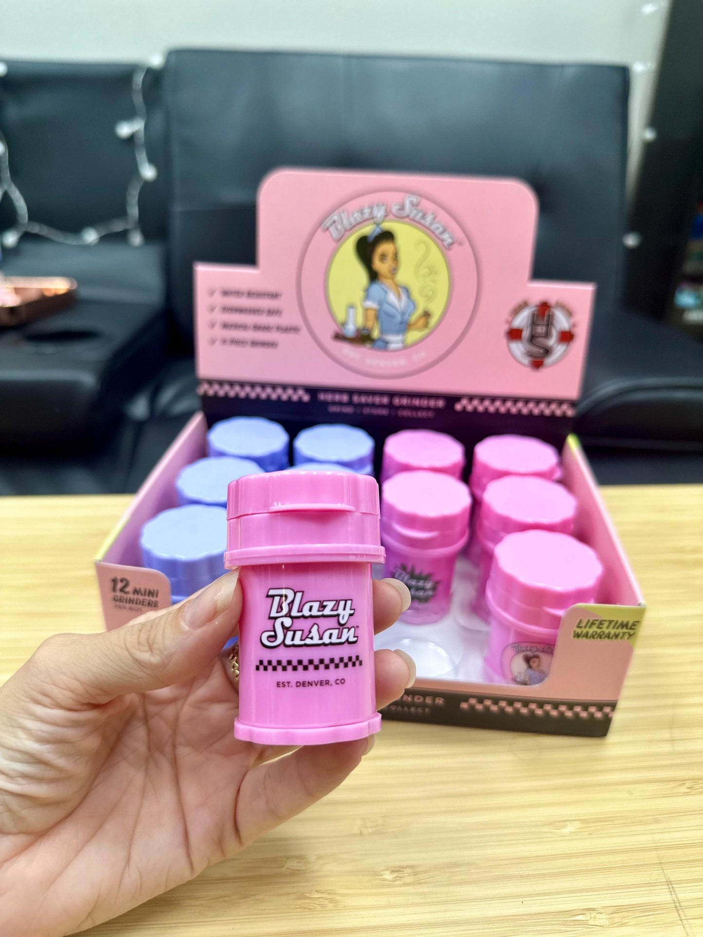 BLAZY SUSAN - Mini 4-Piece Herb Saver Grinder