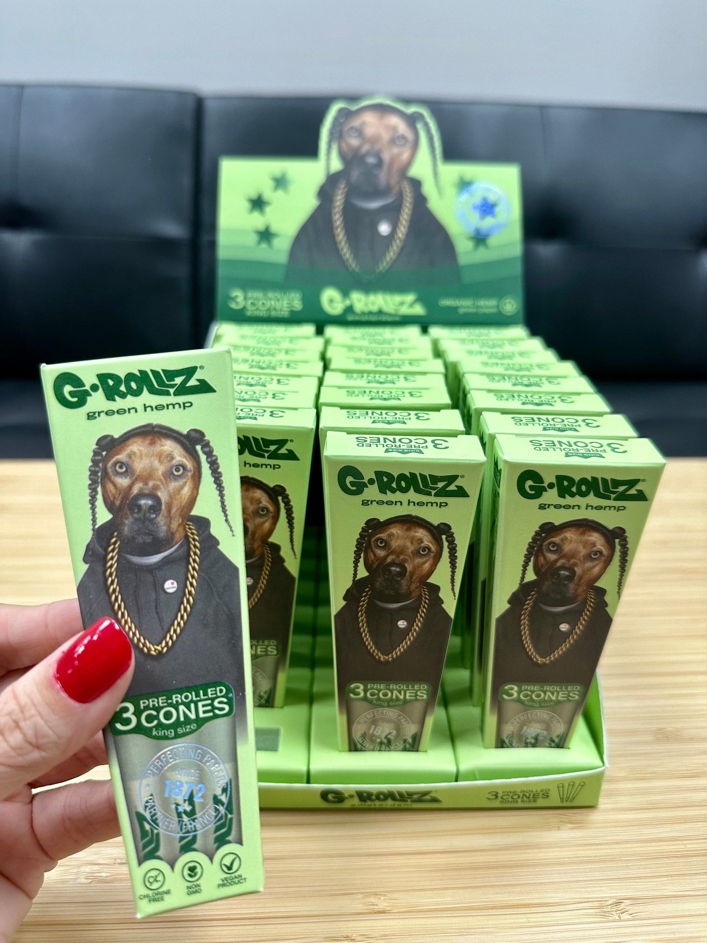 G-ROLLZ - King Size Cones - 3 Cones Per Pack