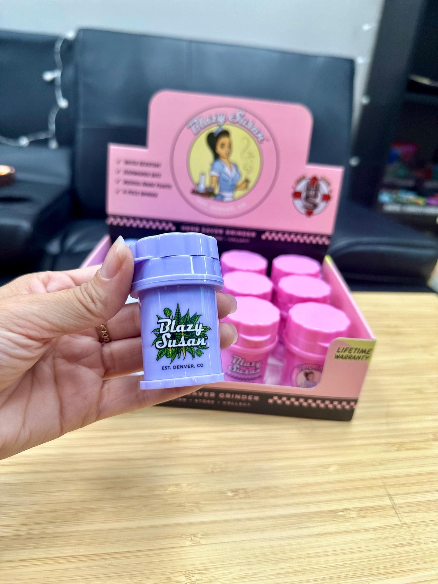 BLAZY SUSAN - Mini 4-Piece Herb Saver Grinder