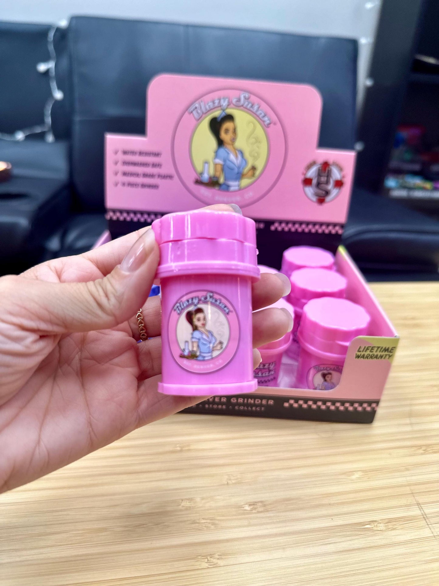 BLAZY SUSAN - Mini 4-Piece Herb Saver Grinder