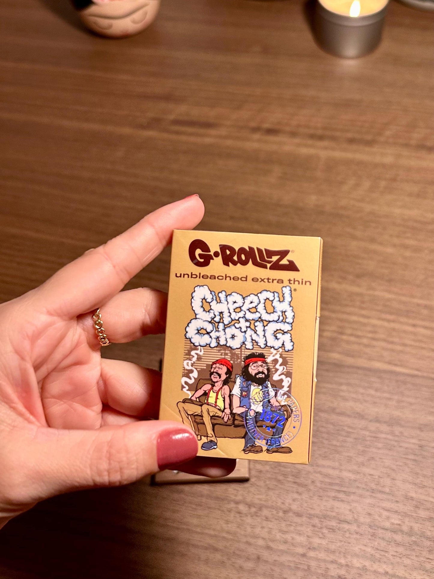 G-Rollz | 50 1 1/4 Size Papers + Tips & Tray + Bamboo Poker