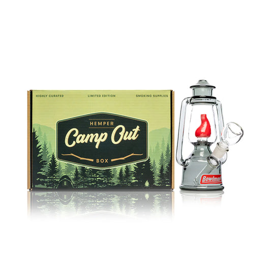 HEMPER Glass Bong Camp Out Bowlman Lantern (7" Height)