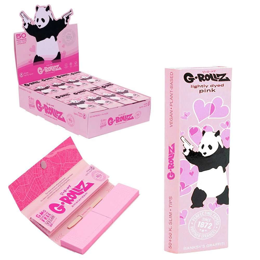 G-ROLLZ - 1 1/4 Size Rolling Papers , Tips & Poker.