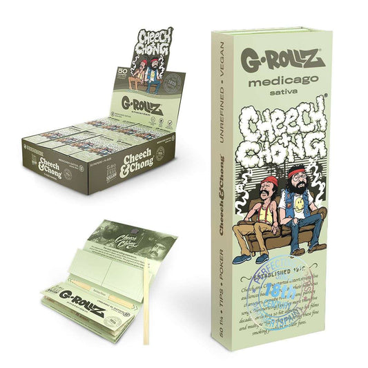 G-ROLLZ - 1 1/4 Size Rolling Papers , Tips & Poker.