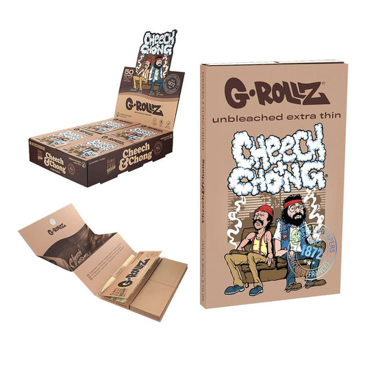 G-Rollz | 50 1 1/4 Size Papers + Tips & Tray + Bamboo Poker