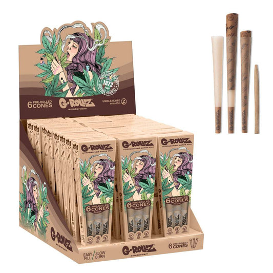 G-ROLLZ  |  1 1/4' Cones - 6 Cones Per Pack