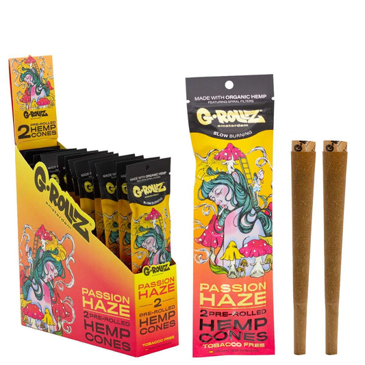 G-ROLLZ Pre-Rolled Cones - 2 Cones Per Pack