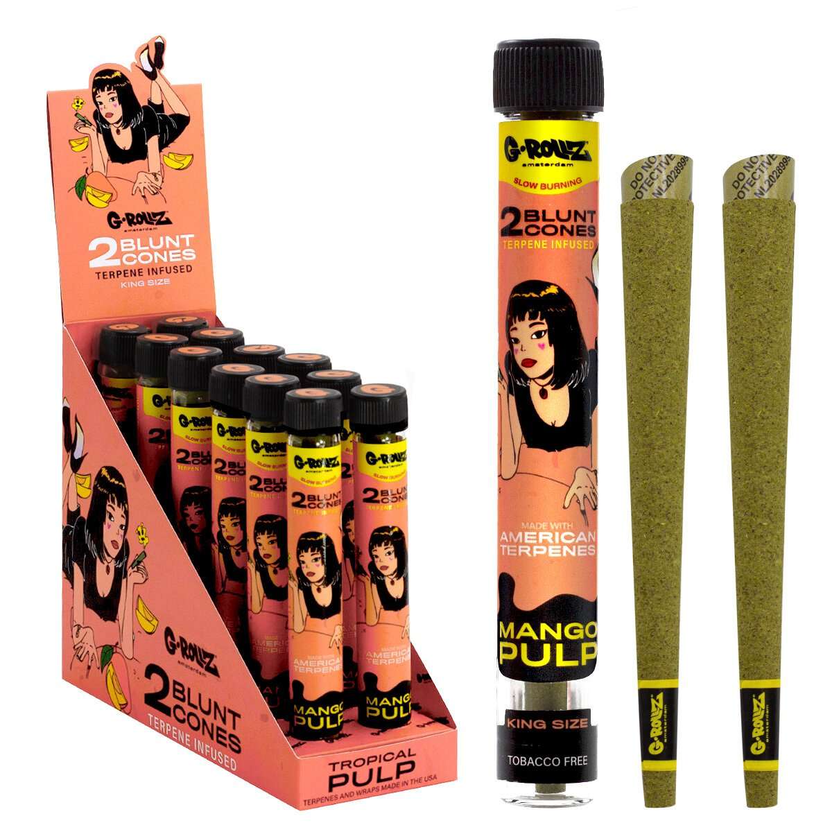 G-ROLLZ - Blunt Cones  - 2 Per Pack