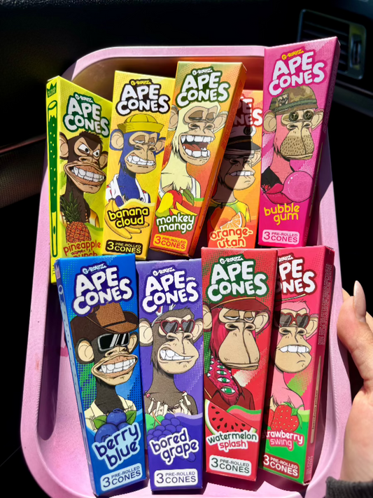 G-ROLLZ Ape Cones - 3 Cones Per Pack - Pop Activated Flavoured Filter