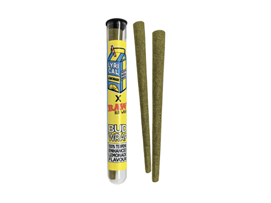 RAW x Lyrical Lemonade Bud Wrap - 2 Cones Per Tube