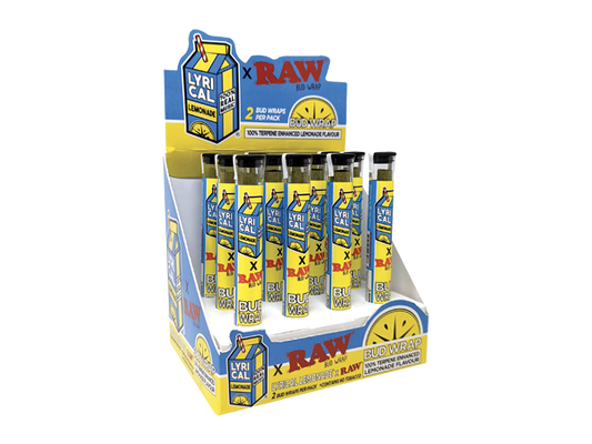 RAW x Lyrical Lemonade Bud Wrap - 2 Cones Per Tube