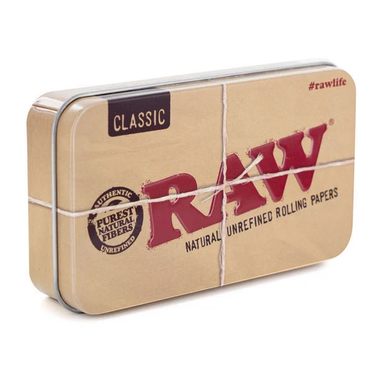 RAW Rolling Papers Printed Tin
