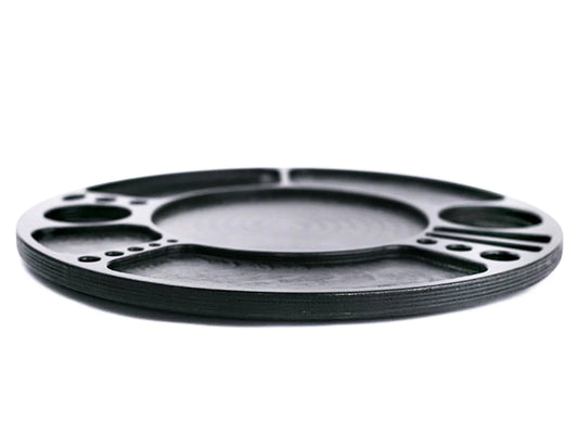 BLAZY SUSAN Black Spinning Rolling Tray