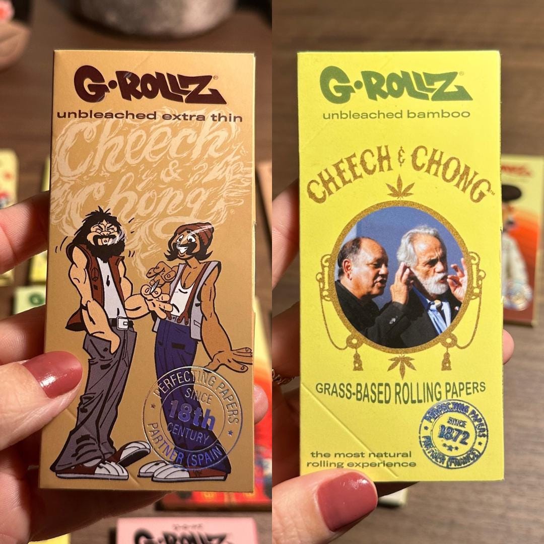 G-Rollz | 50 King Size Papers + Tips & Tray + Bamboo Poker