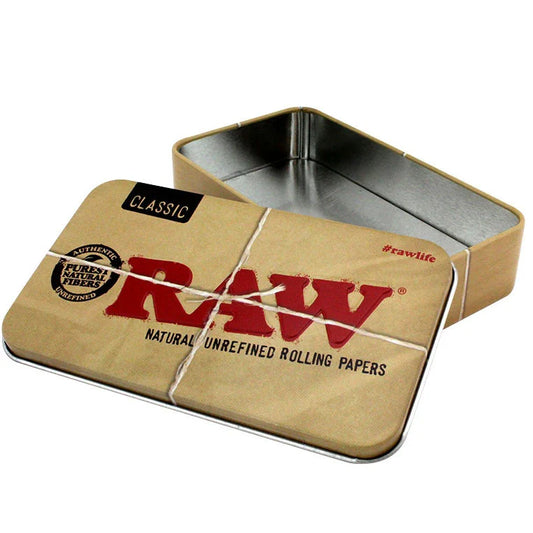 RAW Rolling Papers Printed Tin